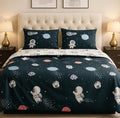 Bliss Petal Supersoft Cotton Single Bed Cartoon Print Ac Comforter/Blanket/Duvet/Quilt For Kids. Size (60 X 90 Inches). (Dark Gr