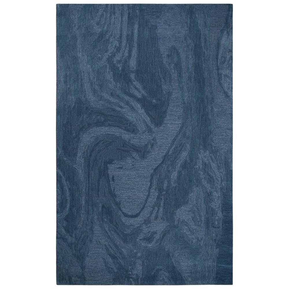 Rizzy Home Alora Decor Emerson 9' X 12' Abstract Blue/Gray/Rust/Blue Hand-Tufted Area Rug