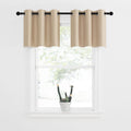 NICETOWN Small Window Tiers Room Darkening Valances, Functional Kitchen Curtain Thermal Insulated Window Treatment Curtains/Drap