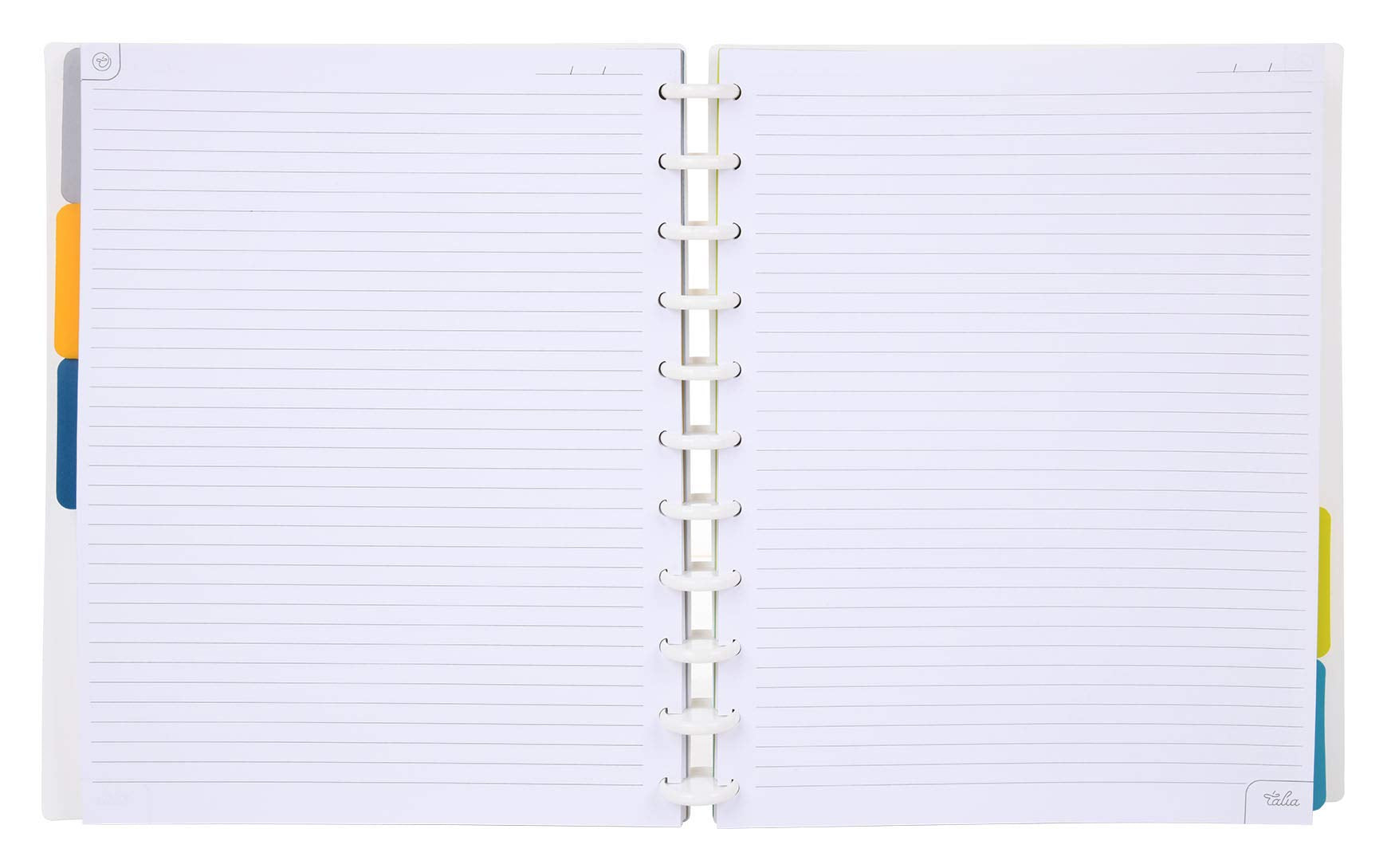 Talia Discbound Notebooks, Planner, Customizable, (Xbounce Gold, Junior (5.5In X 8.5In))