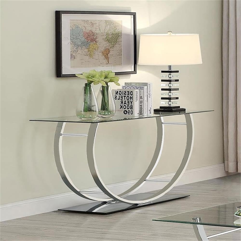 Coaster Furniture Sofa Table Chrome 704989