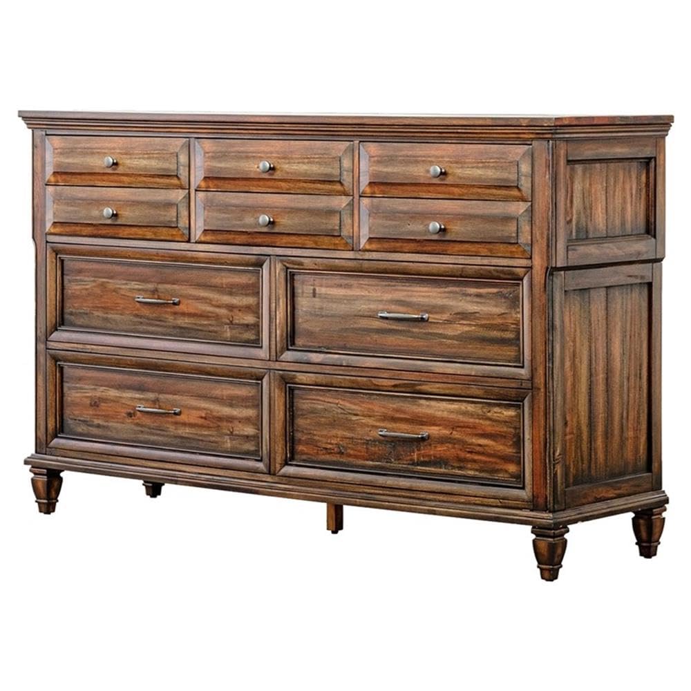 Coaster Home Furnishings Avenue 8-Drawer Dresser Weathered Burnished Brown