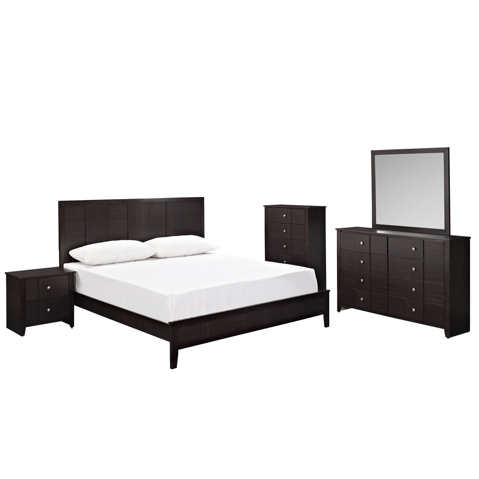 Modway Holly 4-Piece Bedroom Set - Thumbnail 2