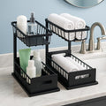 Ustech Under Sink Organizer, 2Tier, Cabinet Organizer, Bathroom Organizer, Under Sink Organizers & Storage, Pack Of 2