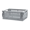 Kuber Industries Small & Rugged Plastic Basket for Storage  For Kitchen, Makeup, Toiletries & Bathroom Items  Light Blue