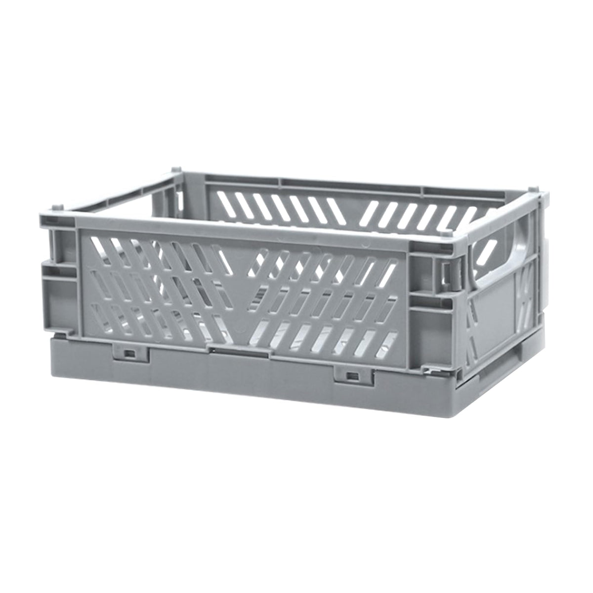 Kuber Industries Small & Rugged Plastic Basket for Storage  For Kitchen, Makeup, Toiletries & Bathroom Items  Light Blue