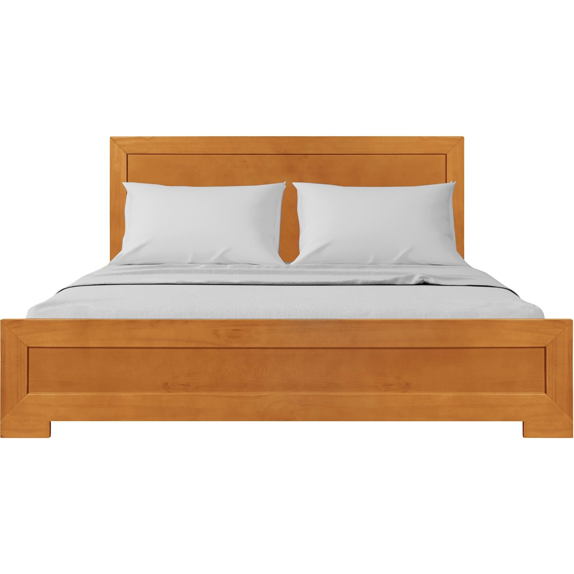 Oxford Platform Bed, Walnut, King/ Walnut