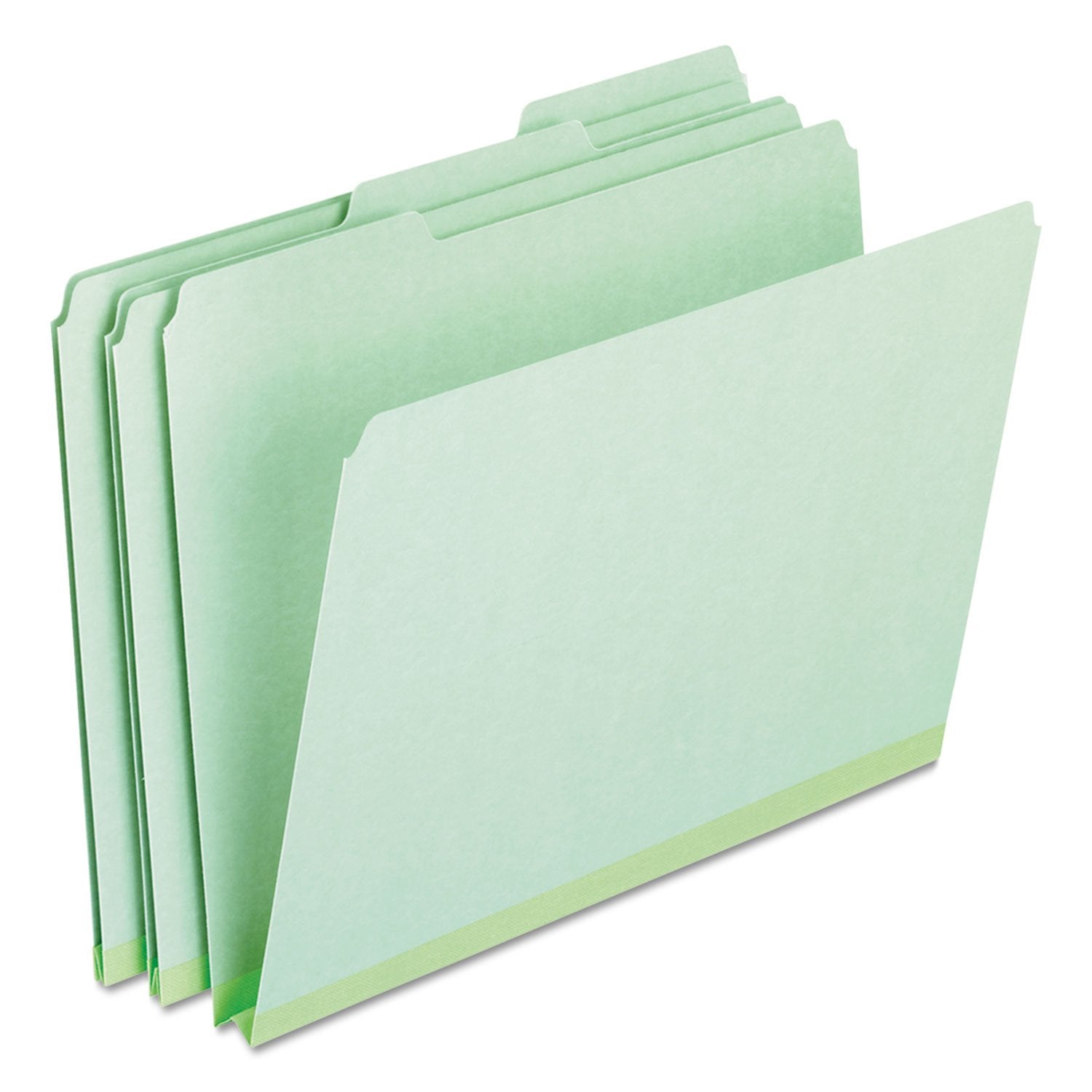 Pendaflex 17167 Pressboard Expanding File Folders, 1/3 Cut Top Tab, Letter, Green (Box Of 25)