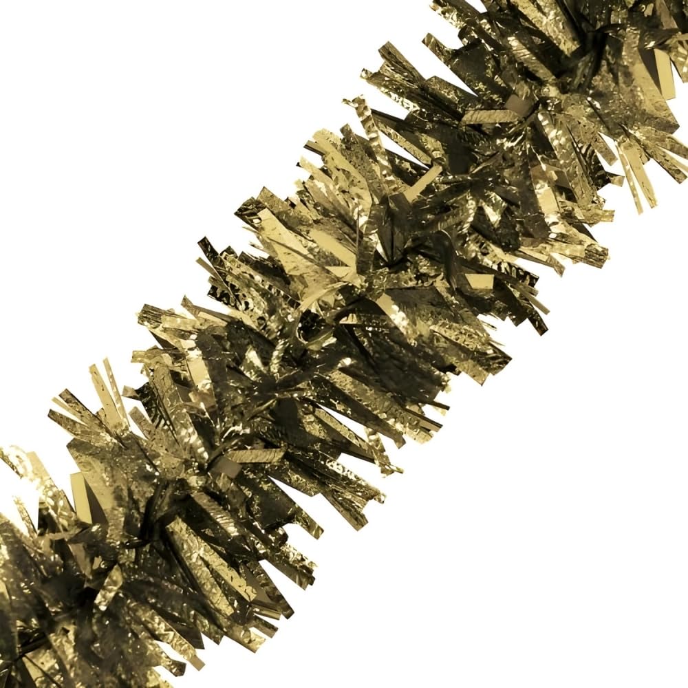 Brite Star 12ft Vintage Tinsel, Gold