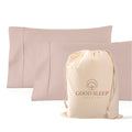1000 Tc Blush Standard Pillowcases Set Of 2 100% Egyptian Cotton Pillow Cases With Long Staple Cotton & Sateen Weave, Silky Soft