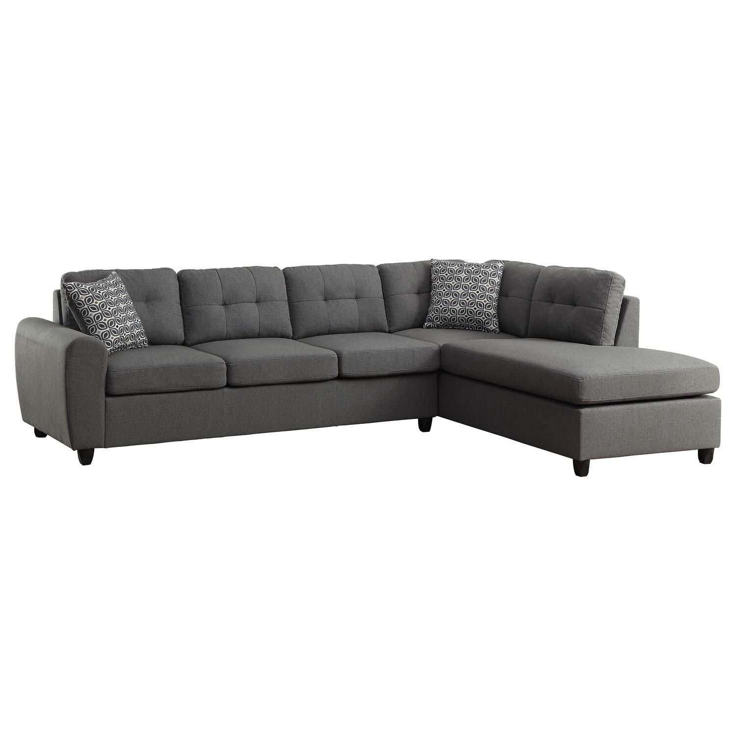 Coaster Furniture Living Room Sectional Sofa Grey 500413