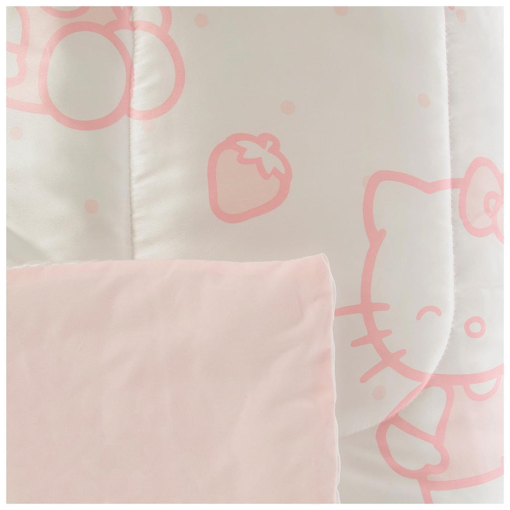 Hobby Lobby Hello Kitty Comforter & Sham Set Full/Queen Polyester Pink/White