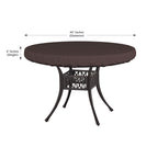 Covers & All Round Table Top Cover, 12 Oz Waterproof Uv & Weather Resistant Patio Table Cover, Outdoor Table Cover For Patio Outdoor Furniture & Coffee Table (44' Dia X 4' H Inches, Coffee)