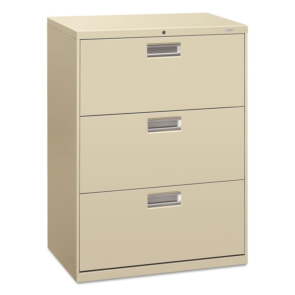 600 Series 30Amp;Quot;Amp;Quot; Wide 3-Drawer Lateral File, Putty (Hon673Ll)
