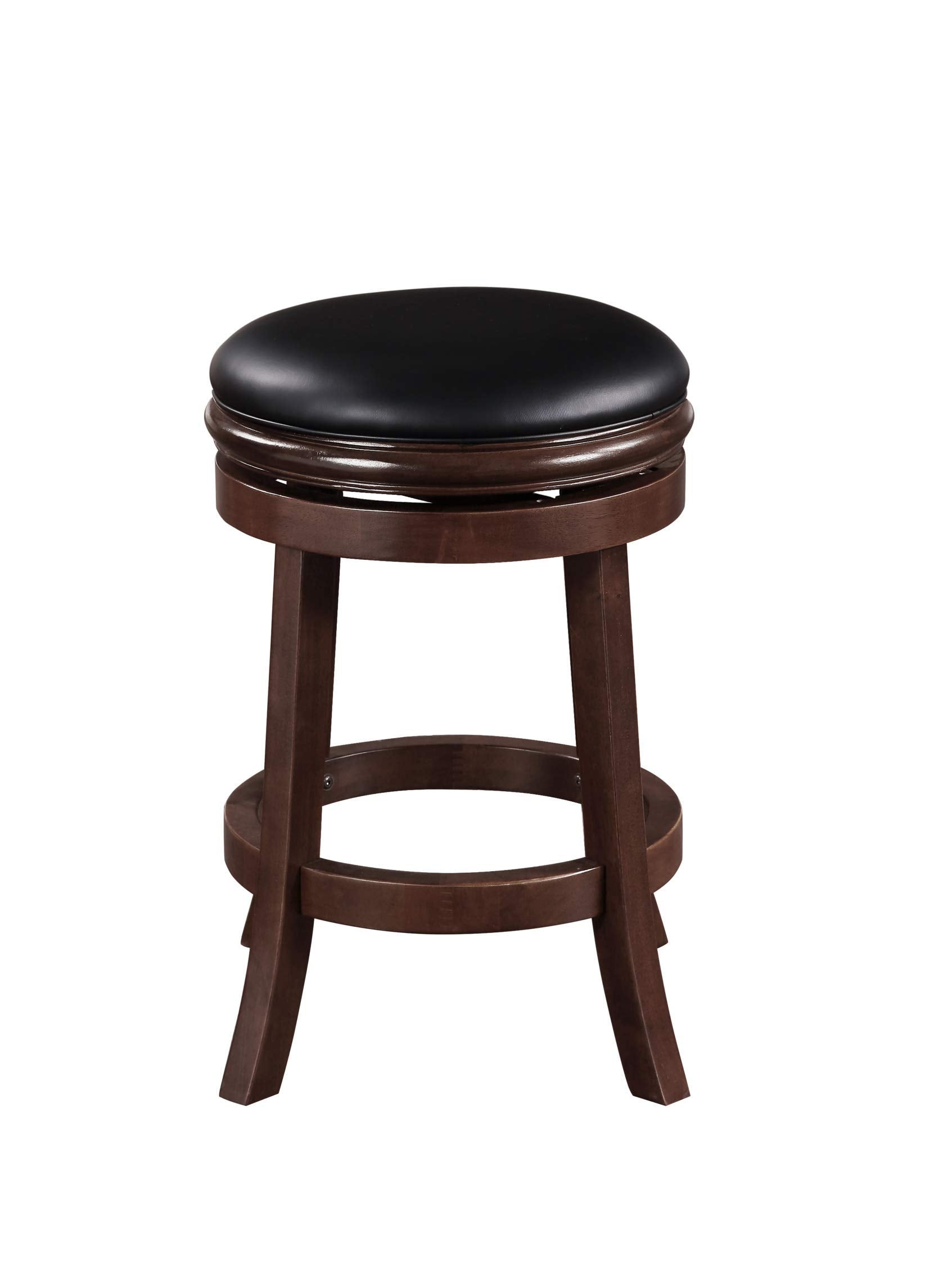 Boraam Backless Counter Height Stool, 24-Inch, Cappuccino