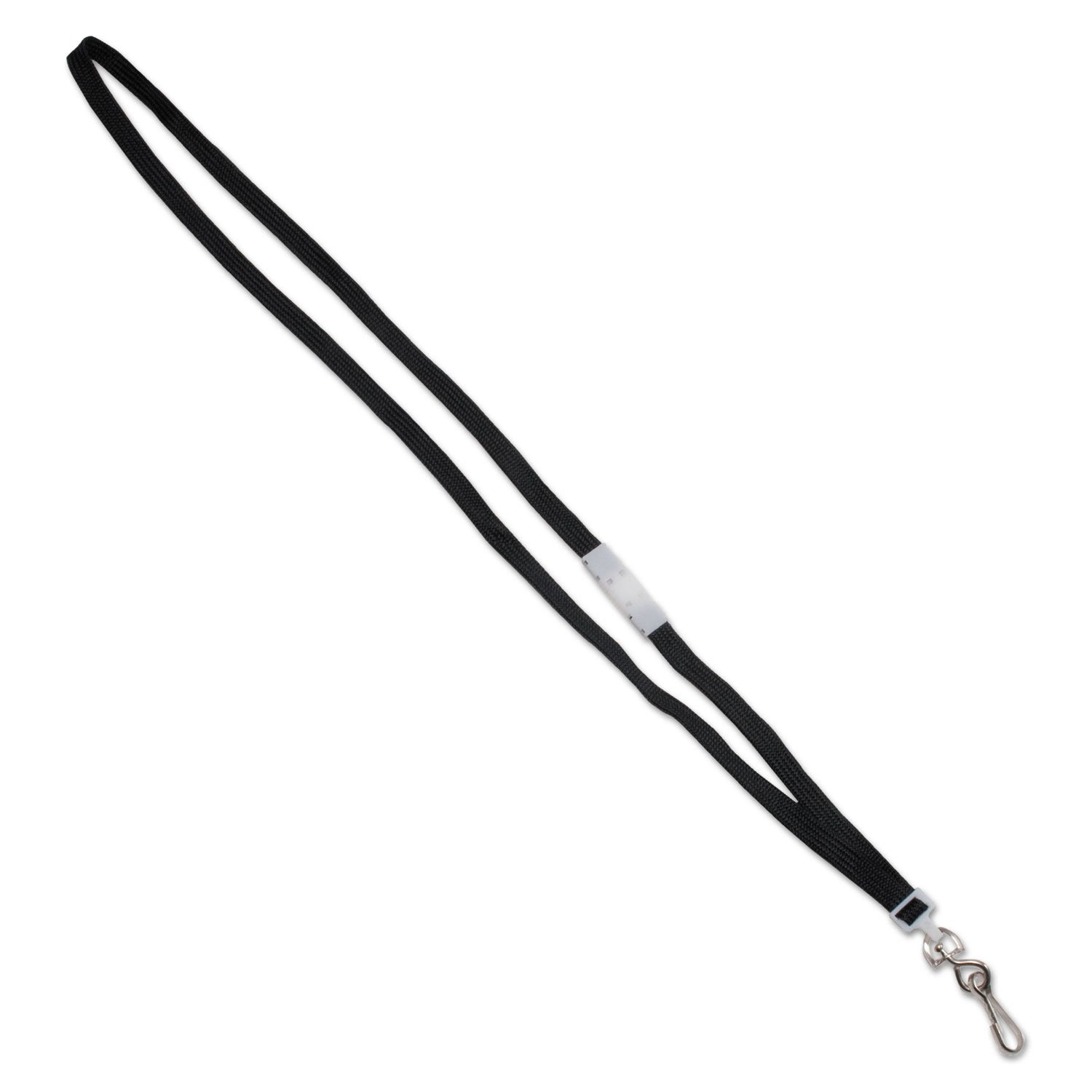 Advantus 75404 Deluxe Safety Lanyards, J-Hook Style, 36-Inch Long, Black, 24/Box