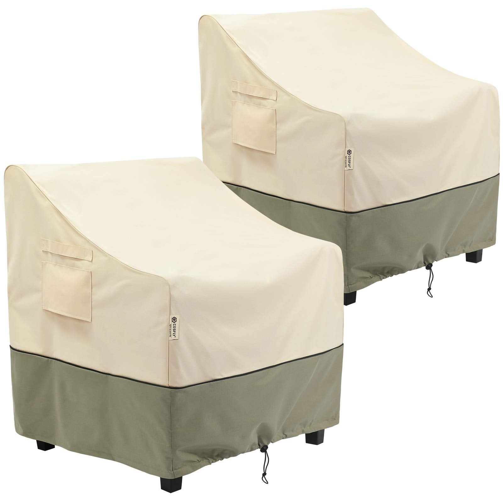 Cosfly Outdoor Furniture Patio Chair Covers Waterproof Clearance, Lounge Deep Seat Cover, Lawn Furnitures Covers Fits Up To 29W