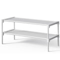 Kitsure Shoe Rack - Non-Woven Shoe Rack Shelf, Shoe Organizer for Closet, Entryway, Garage & Corridor, Stackable Shoe Shelves, 2