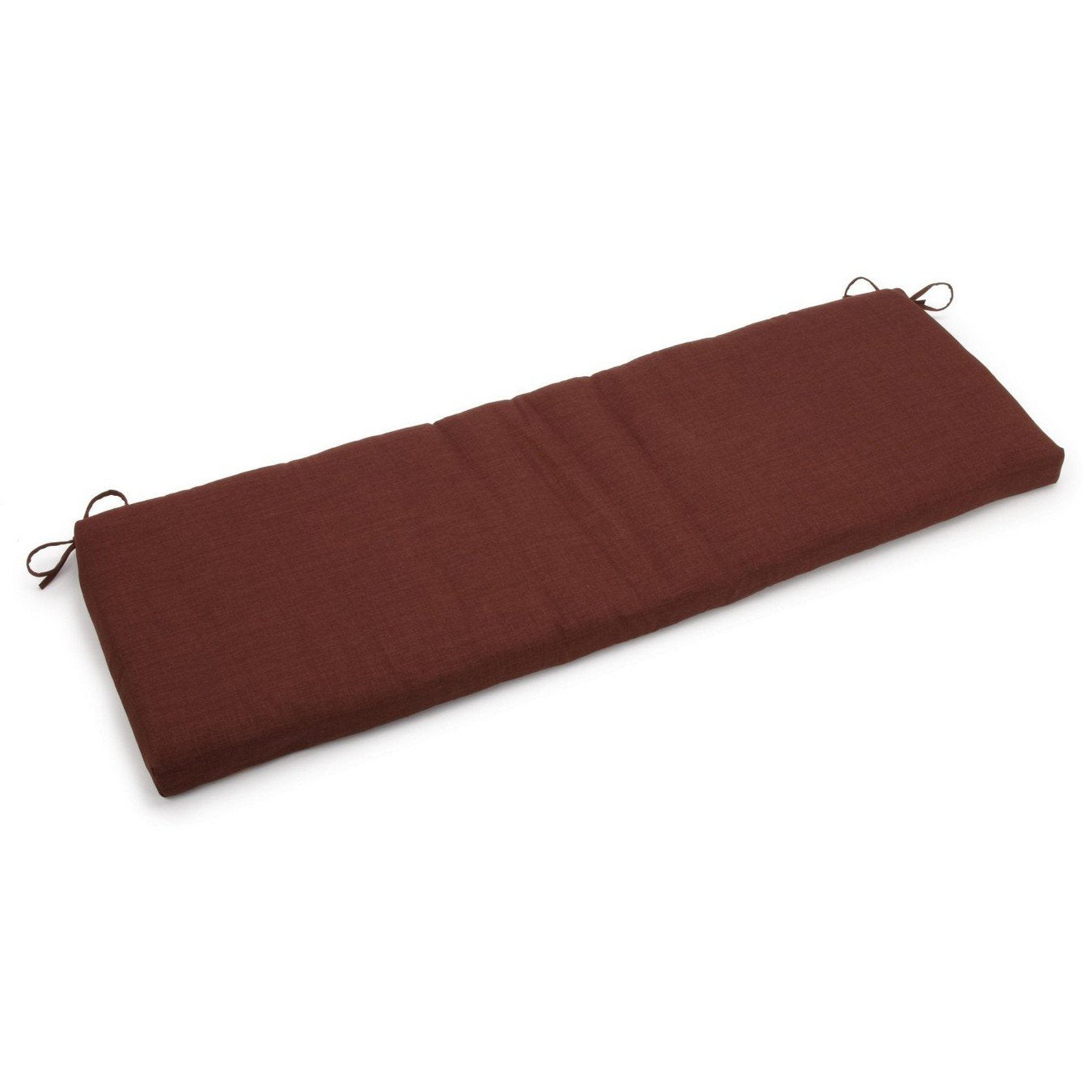 Blazing Needles Indoor/Outdoor Bench Cushion, 1 Count (Pack Of 1), Cocoa