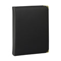 Samsill Classic Professional Binder, 3 Ring Binder With 1.5 Inch Brass Round Rings And Zipper Closure, Portfolio Binder, Brass C