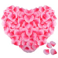 obmwang 2000 PCS Silk Rose Petals Artificial Flower Petals for Valentines Day Wedding Flower Decoration. Pink and Rose Pink