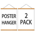 Poster Hanger Magnetic Frames, Strong Magnet, Wood Poster Hanger for Diamond Painting, Maps, Pictures, Prints, Scrolls, Canvas A