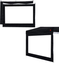 Scocanopy Clear Window Sidewall For 10X10 Canopy Frame, 3 Pack Sunwalls Only,(Black)