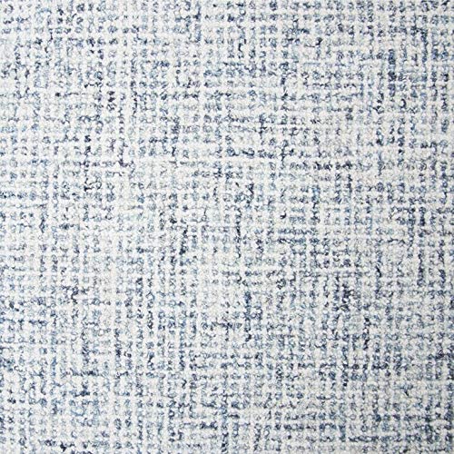 Rizzy Home Alora Decor London 12' X 15' Solid Blue/Gray/Rust/Blue Hand-Tufted Area Rug