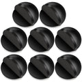 Morningro 8 Pcs Self Adhesive Door Stoppers, Stainless Steel Floor Door Stop Wall Protector, Half Dome Floor Gate Block For Livi