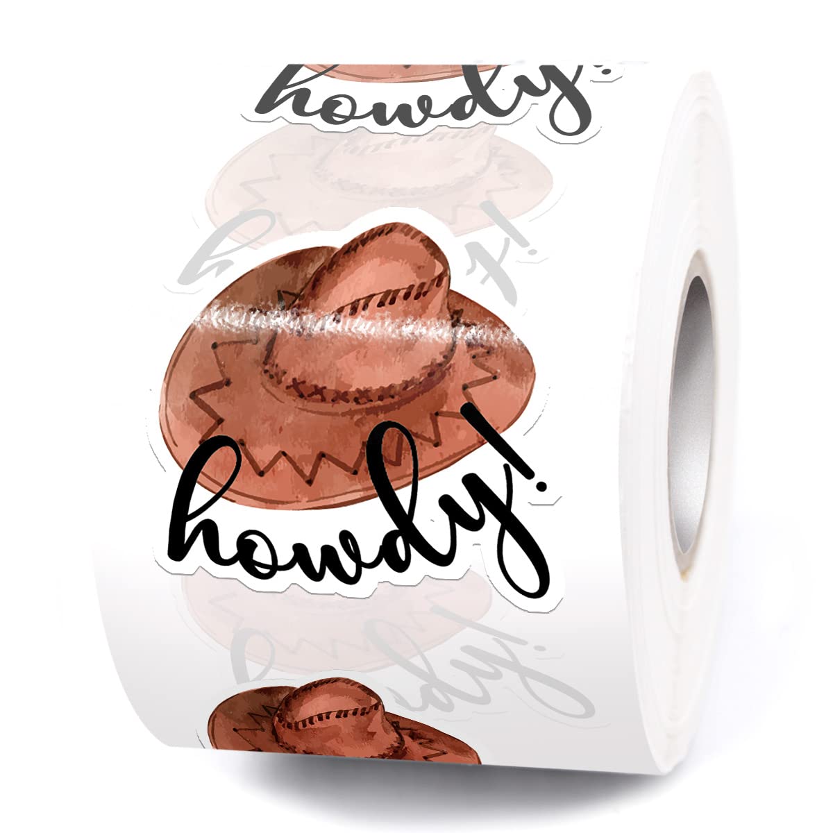 Muminglong Cute Cowboy Hat Howdy Small Business Stickers,Happy Mail Stickers,Thank You Sticker,Handmade Stickers,Small Shop Stic