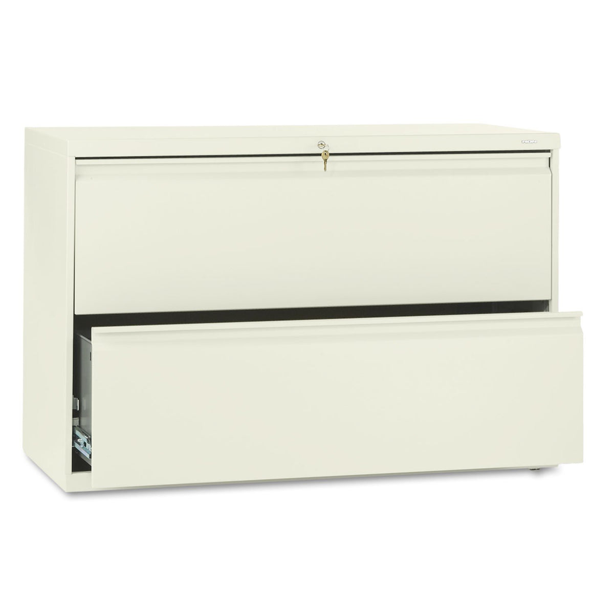 Hon 892Ll 800 Series Two-Drawer Lateral File, 42W X 19-1/4D X 28-3/8H, Putty