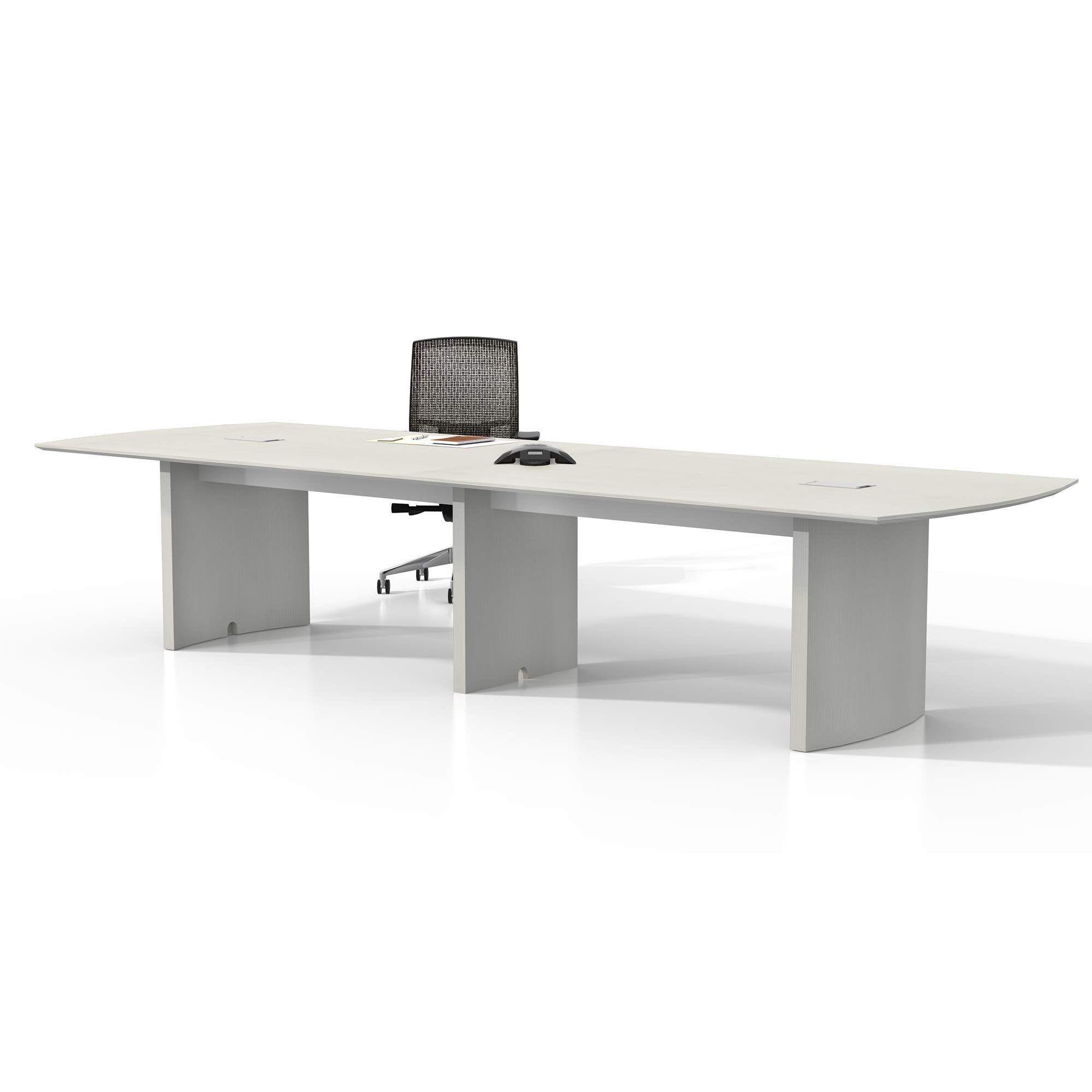 Mayline Medina Conference Table, 12', Textured Sea Salt Laminate