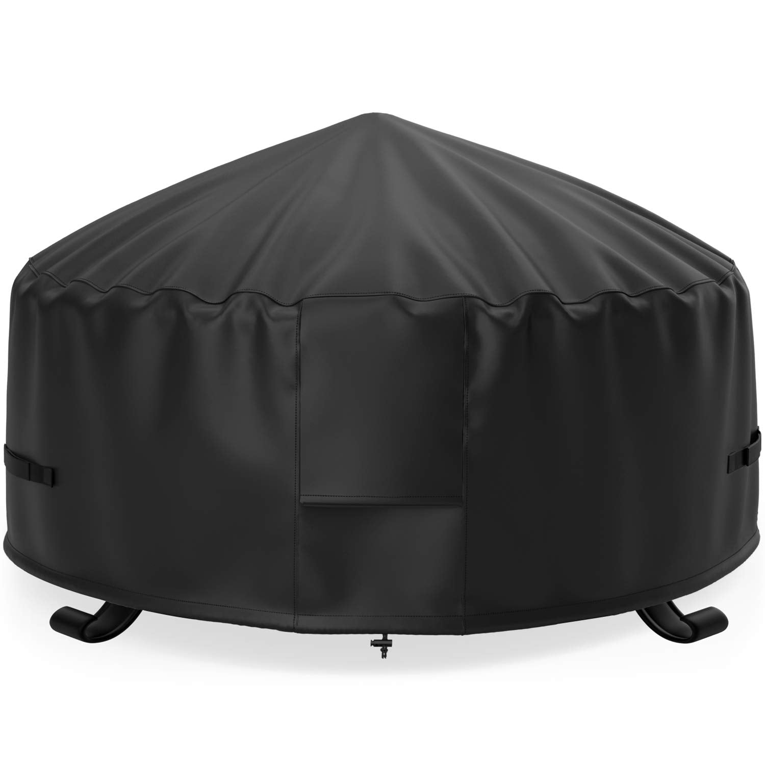 Nupick 36 Inch Round Fire Pit Cover, 100% Waterproof Cover Fit 32/34/36 Inch Round Fire Pit/Bowl, All Weather Resistant
