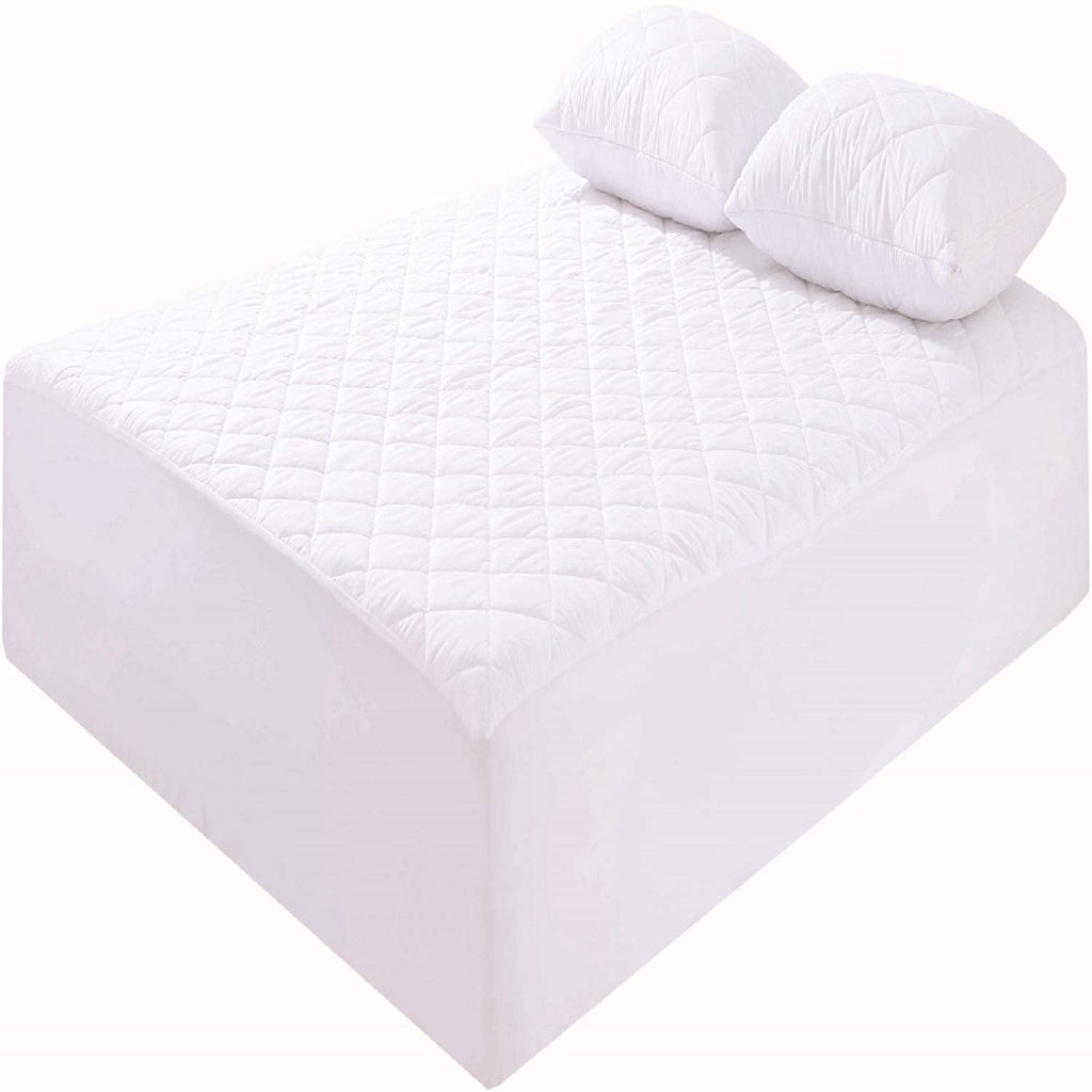 Niagara Cotton Mattress Protector Twin 39X75 Non Noisy Cooling Breathable Ultra Plush Absorbent Extra Deep Fits 20 Inches Deep M