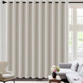 H.VERSAILTEX Blackout Curtains for Sliding Glass Door Room Divider Curtains Noise Reduce Curtain Panel Portable Window Screen Sl