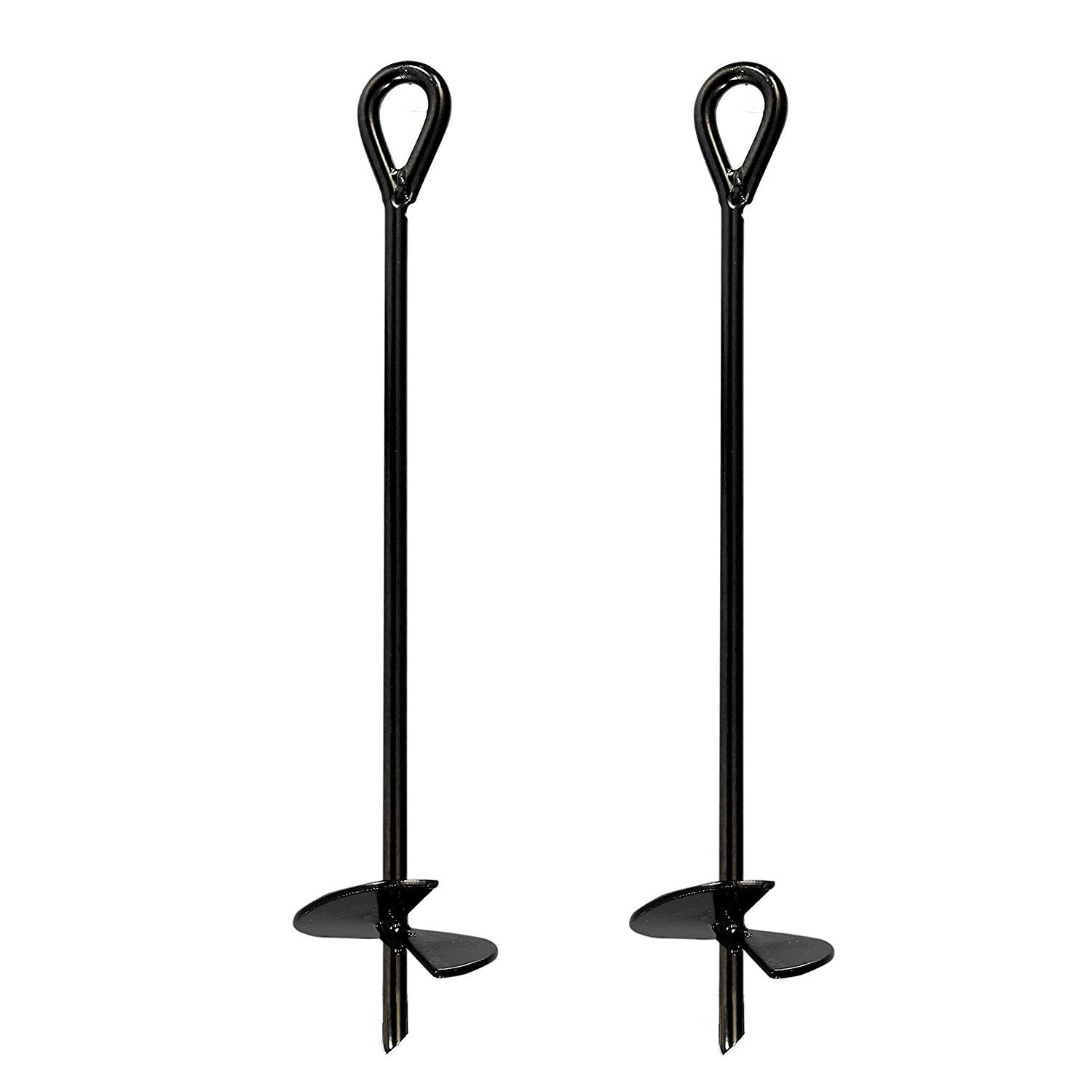 Ground Anchor Heavy Duty (2 Pack), 40 Inches In Length And 0.4 Mm Thick In Diameter, Ideal For Securing Animals, Tents, Canopies