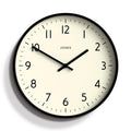 JONES CLOCKS Studio Round Wall Clock - Round Clock - Modern Clock - Designer Clock - Kitchen Clock - Living Room Clock - Office 