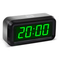 Timegyro Digital Alarm Clock Battery Operated with LED Display for Bedrooms, Long Battery Life for 12 Months, 3 Brightness Adjus