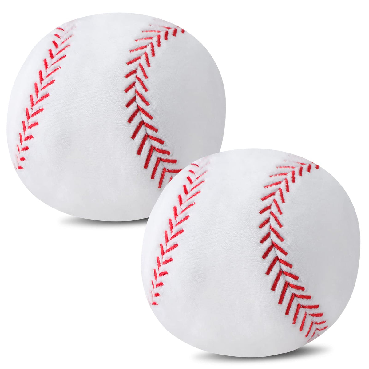 Hydren 2 Pcs Plush Stuffed Basketball Rugby Football Baseball Pillows Soft Fluffy Sports Throw Pillows Cushions For Bedroom Nurs