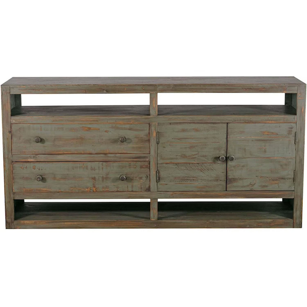 Progressive Furniture Aloe Green Phoenix 66 Inch Tv Console