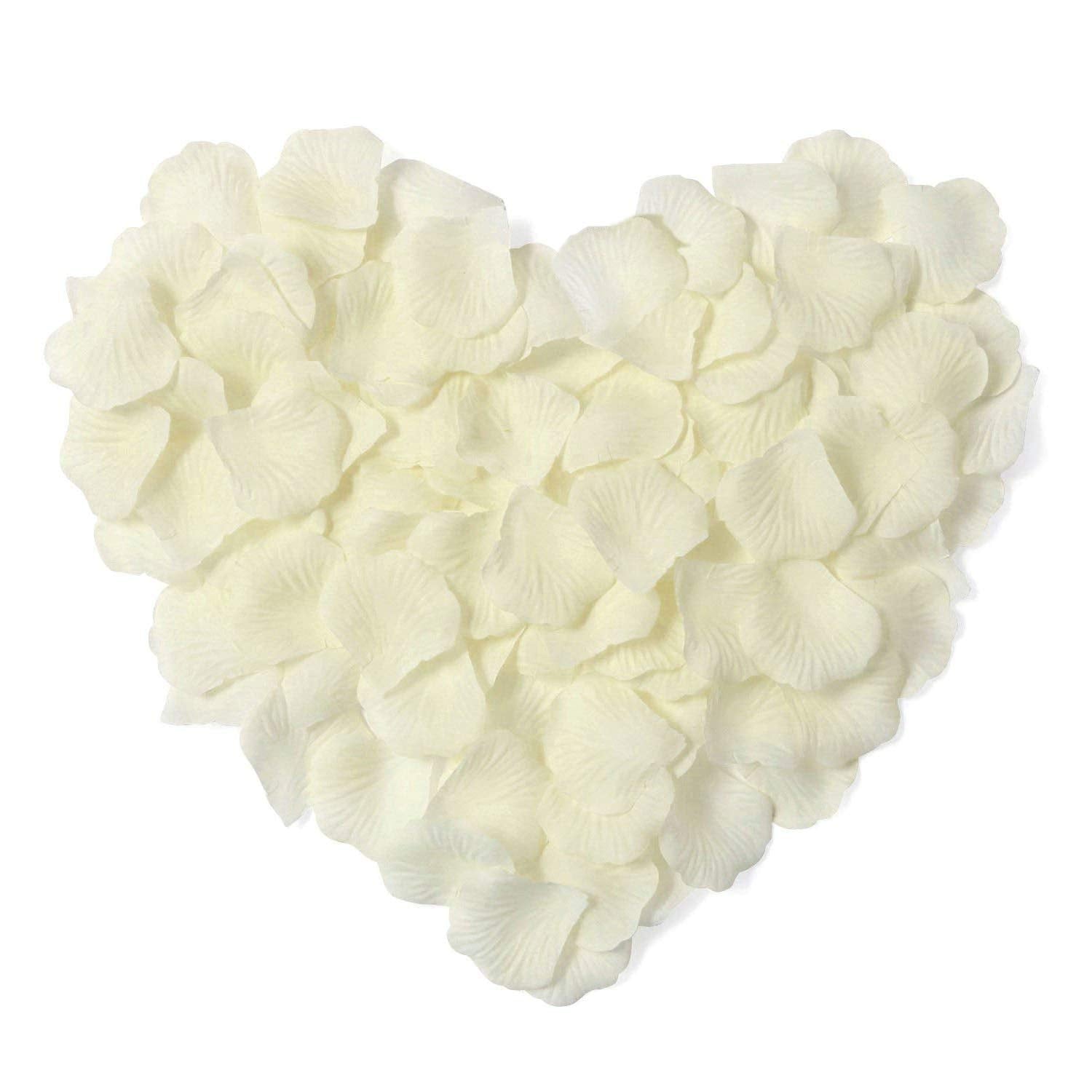 PASYOU 2000 Pcs Silk Petals, Artificial Rose Flower Petal Vase Home Decor Wedding Bridal Valentines Day Decoration Garden Party