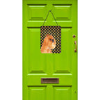 Caroline'S Treasures Ss4287Ds1216 Brussels Griffon Candy Corn Halloween Portrait Wall Or Door Hanging Prints Aluminum Metal Sign