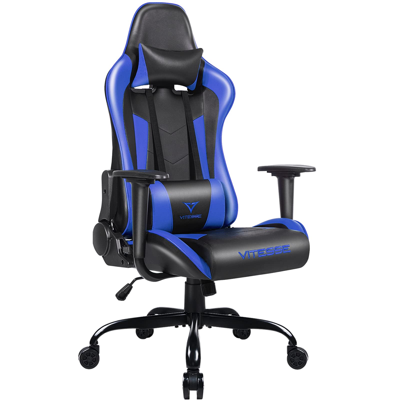 PUKAMI Gaming Chair High Back Gaming Chair for Teens Ergonomic Racing Chair Computer Desk Chair with Massage Lumbar Support and 