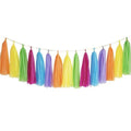 Rozi Decoration Tissue Tassel Garland  1 Set Multicolor Party Hanging