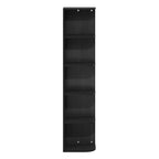 Furinno Pasir 5-Tier Corner Open Shelf Bookcase, Blackwood