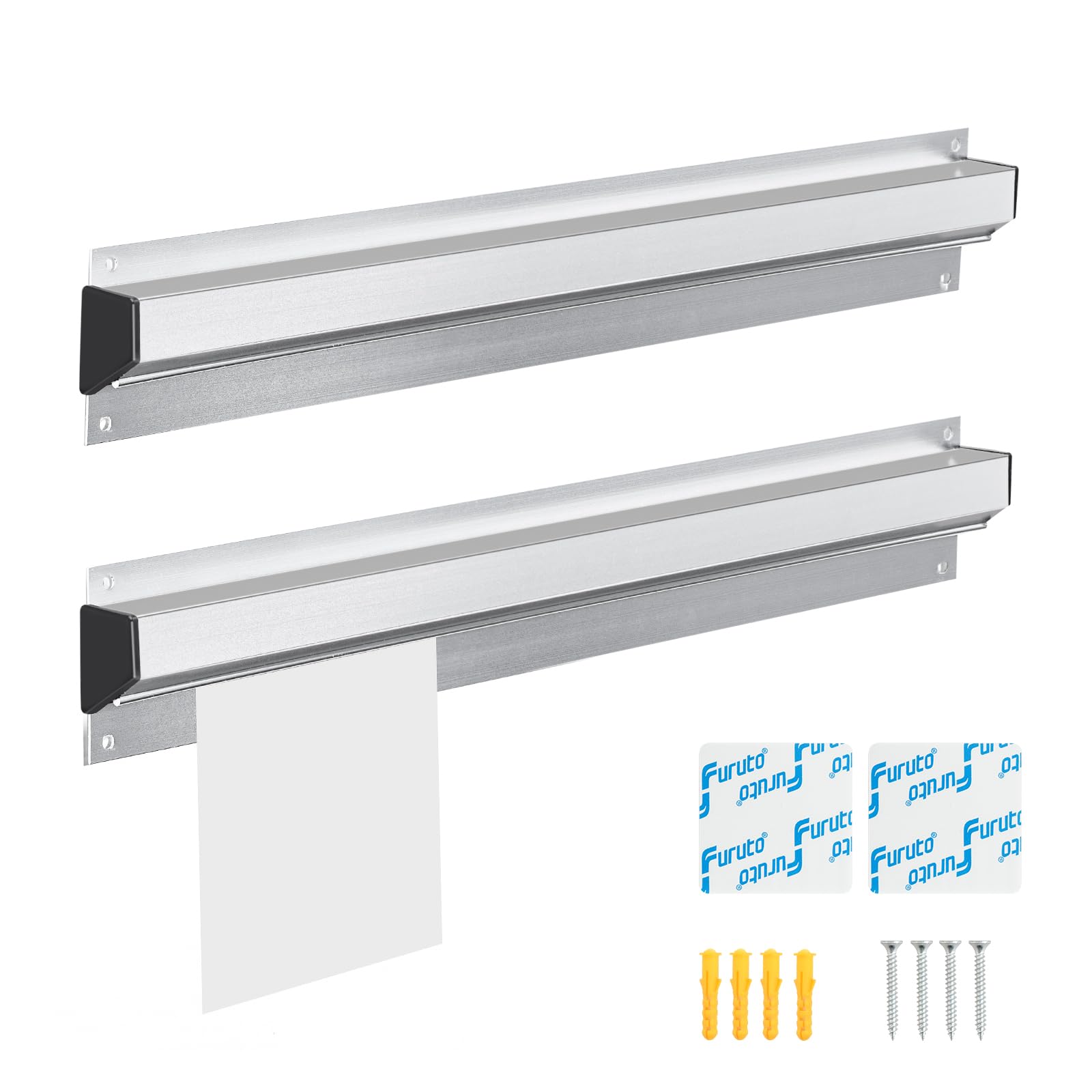 Side Check Rack Restaurant Ticket Holder, 16/18/24/28/30' Check Rack Order Receipt Rai ...