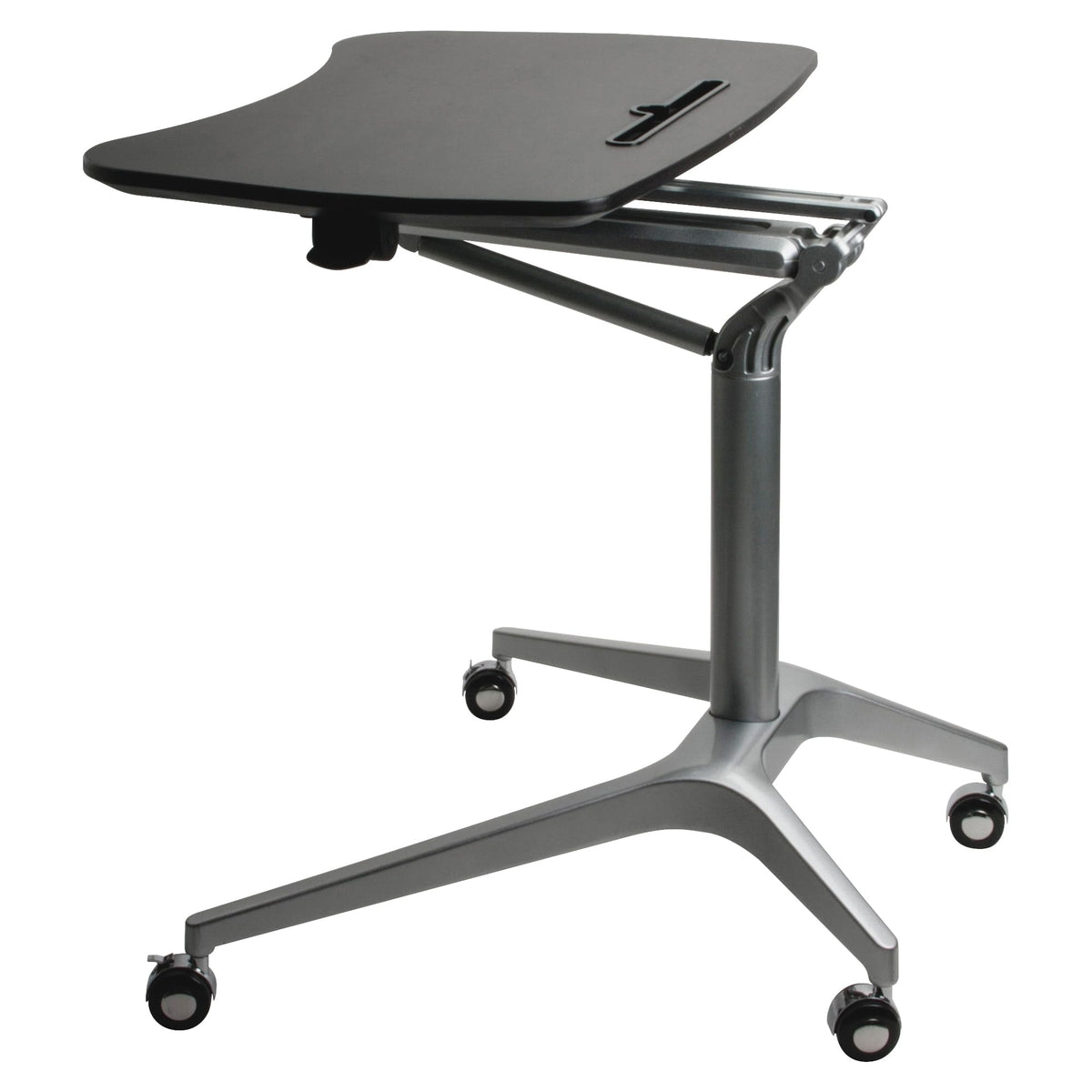 Lorell Black Laminate Top Mobile Laptop Caddy