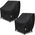 Outdoor Furniture Covers,Patio Chair Covers Waterproof,30'W X 34'D X 38.5'H, Lawn Furniture Covers Outdoor 2 Pack Black