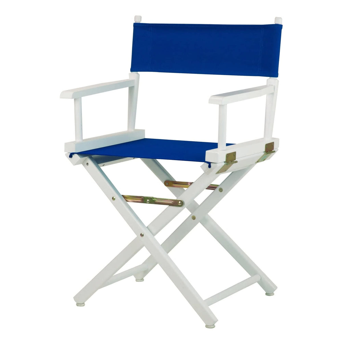 Casual Home 18&quot; Director'S Chair White Frame With Royal Blue Canvas