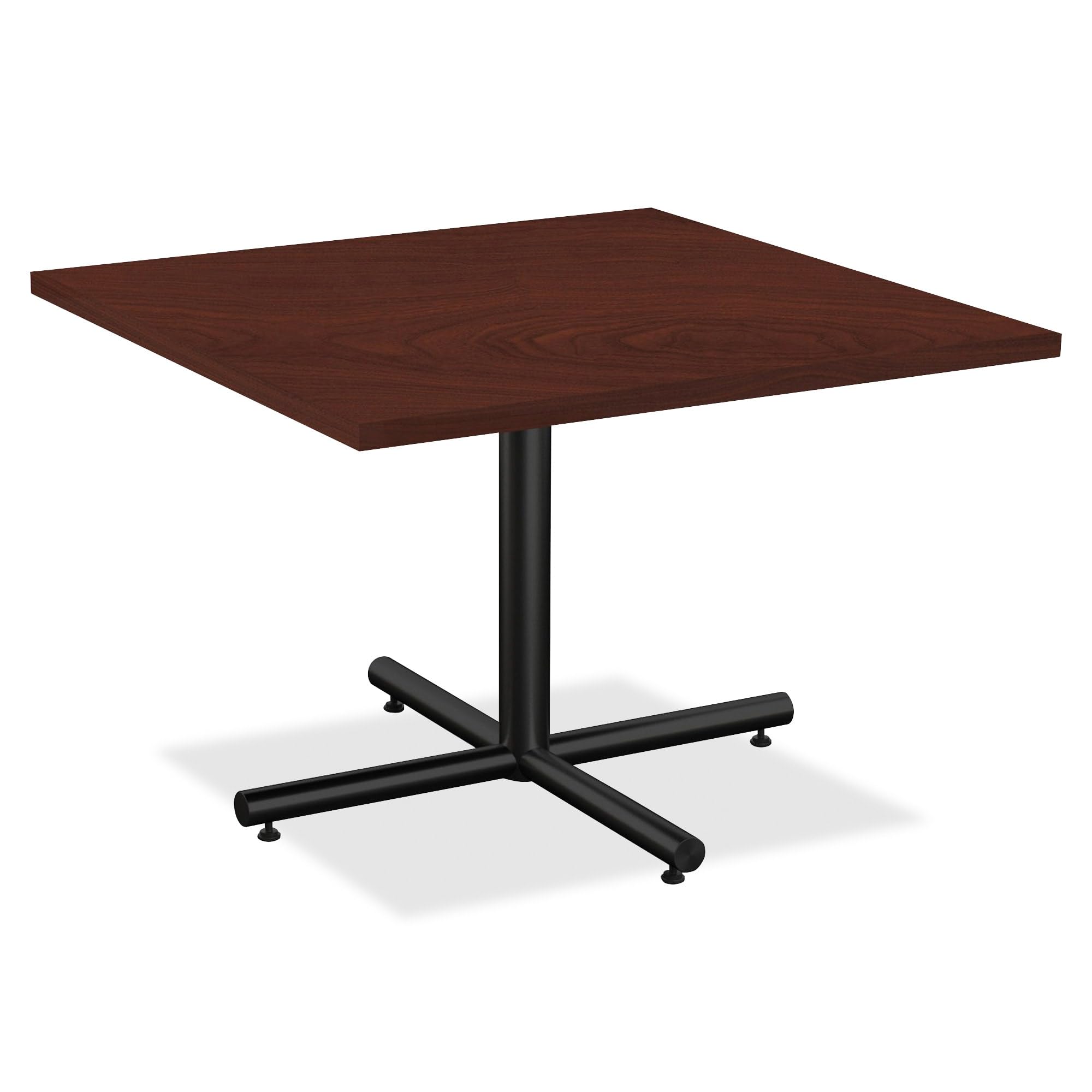 Lorell LLR62586 Hospitality Square Tabletop - Mahogany